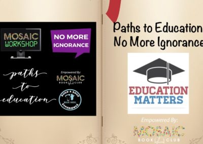 No More Ignorance: Education