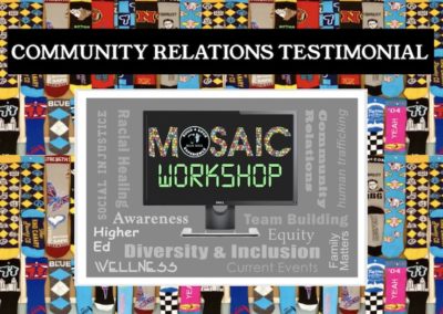 Community Relations Testimonial