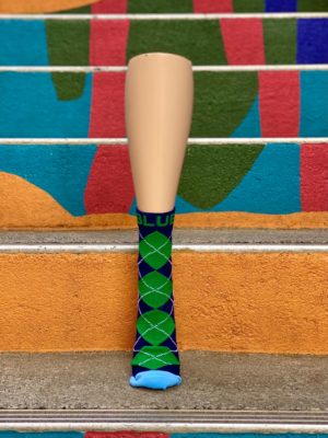 Blue Heel Brand Mini Crew Argyle: Talea Staff